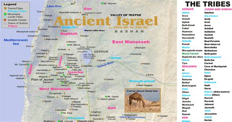 Ancient Israel Half Map