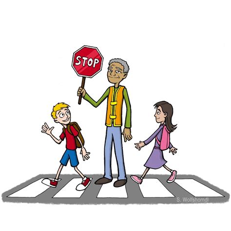 crossing guard clipart free - Clipground