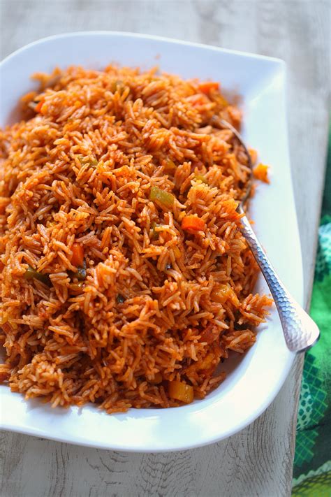 veggie jollof rice Cameroon - Afrovitalityeats