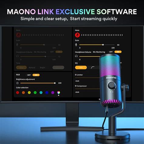 Maono DM30 RGB USB Condenser Microphone - MuzikOne