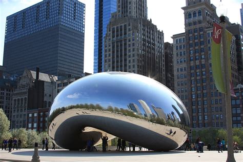 Chicago Bean Mirror - Free photo on Pixabay