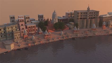 ArtStation - 3D Varanasi Ghat Scene. | Resources