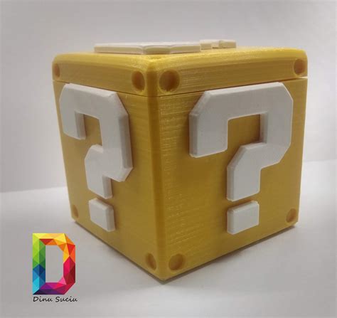 Download free STL file Question box Super Mario • 3D printing template ・ Cults