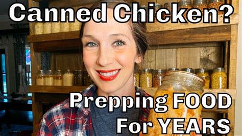 Canning Chicken 101 (TIPS AND WHAT YOU NEED) - Food Preservation | Store Meat OFF GRID - YouTube