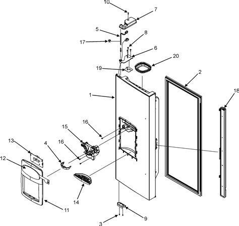 Refrigerators Parts: Amana Refrigerator Parts Diagram