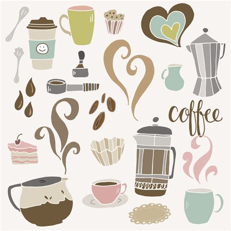 Coffee Corner Decoration Clipart