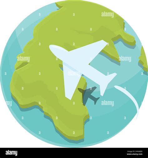 Global travel icon cartoon vector. World globe. Map earth Stock Vector Image & Art - Alamy