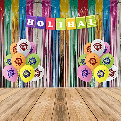 Holi Balloon -Printed & Colorful for Home & Office Decor & more!