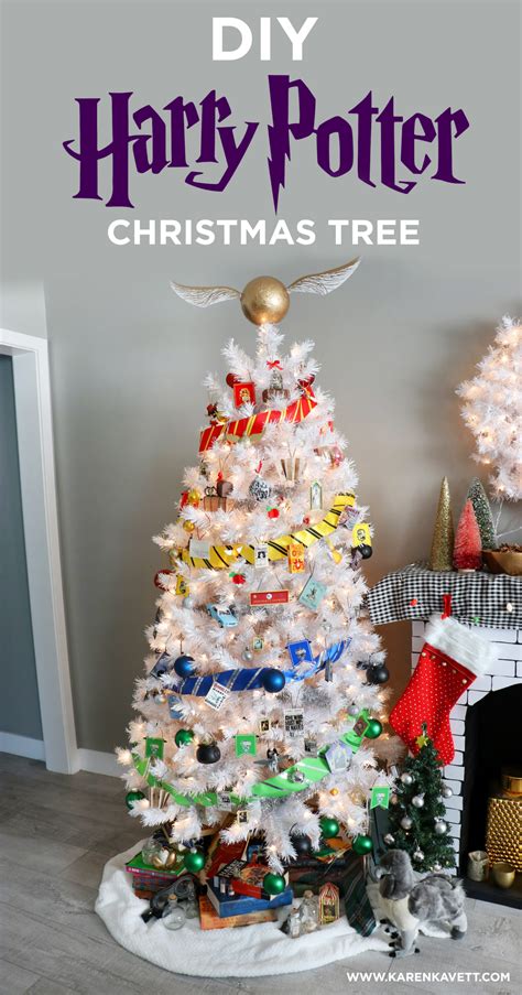 DIY Harry Potter Christmas Tree - Karen Kavett