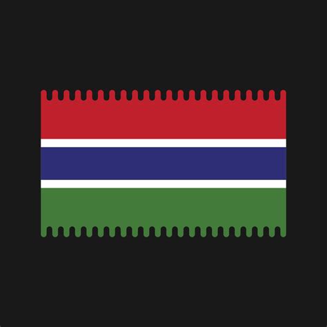 Gambia Flag Vector. National Flag 9228365 Vector Art at Vecteezy