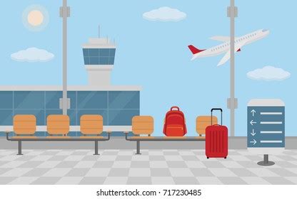 Airport Cartoon Background