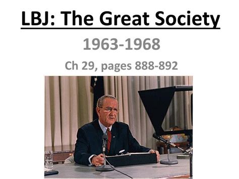 PPT - LBJ: The Great Society PowerPoint Presentation, free download ...