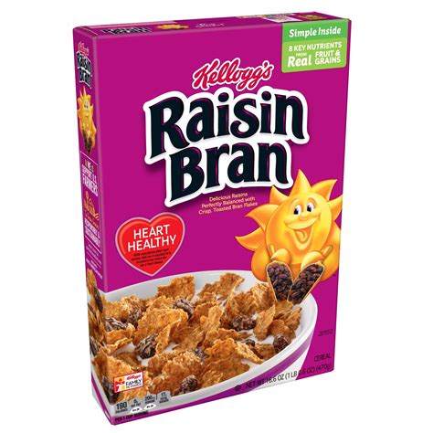 Kellogg's Raisin Bran Breakfast Cereal 16.6 oz box - Walmart.com