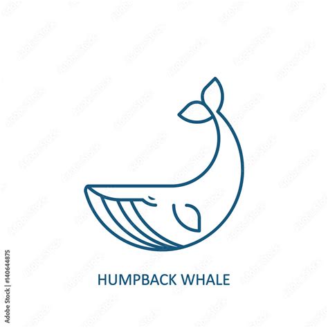 Humpback whale icon. Vector illustration. Stock Vector | Adobe Stock