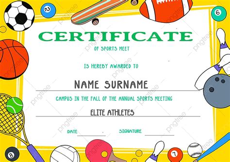 Games Certificate Template Template Download on Pngtree