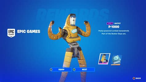 How To Get P-1000's Pack NOW FREE In Fortnite (Unlocked P-1000's Skin, Peely Pulse Emote) - YouTube