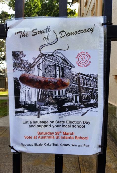 democracy sausage - Australia