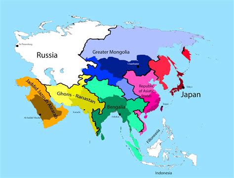 Alternate East Asia Map