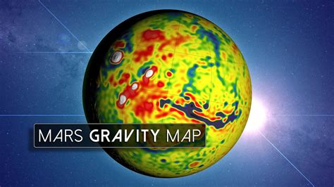 Mars Gravity Map - YouTube