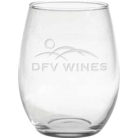 Advertising Stemless White Wine Glasses (21 Oz.)