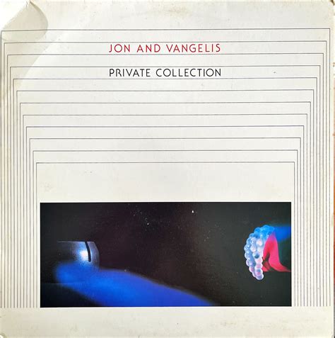 Jon & Vangelis - Private Collection (Vinyl LP) — Record Exchange