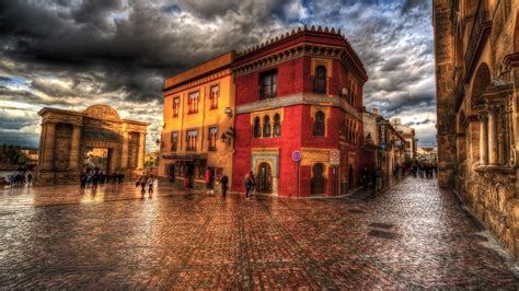 Town HDR Wallpaper,HD Photography Wallpapers,4k Wallpapers,Images,Backgrounds,Photos and Pictures