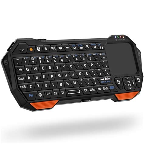 Fosmon Lightweight Portable Mini Wireless Bluetooth Keyboard Controller (Qwerty Keypad) with ...