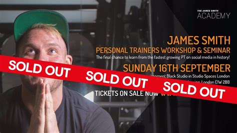 James Smith Personal Trainers Workshop and Seminar - SOLD OUT at Studio Spaces, London on 16th ...