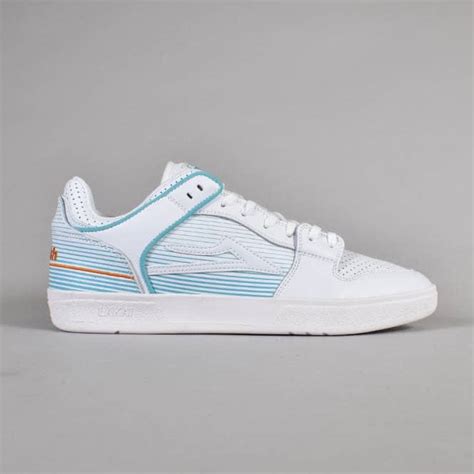 Lakai Telford Low Rob Welsh Legacy Edition Skate Shoes - White Leather ...