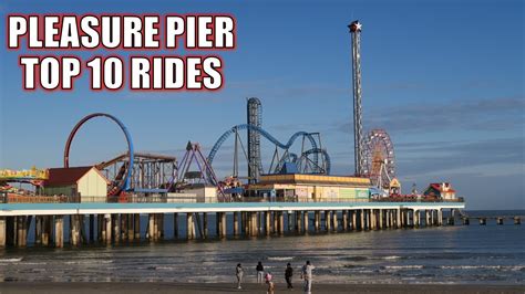 Top 10 Rides at Galveston Island Historic Pleasure Pier - YouTube