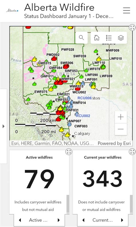 Alberta Wildfires Map : r/WildRoseCountry