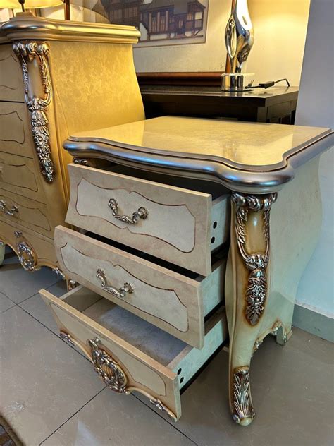 Luxury European Side Table / drawers, Furniture & Home Living, Furniture, Shelves, Cabinets ...