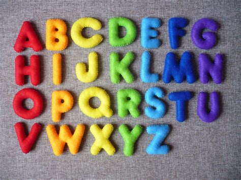 ABC Stuffed Felt Alphabet Felt English alphabet Felt Letters