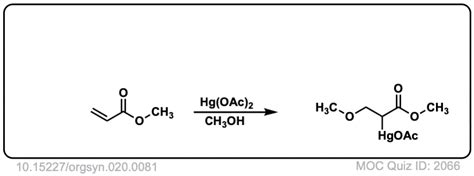 Oxymercuration Of Alkenes To Form Ethers Using Hg(OAc)2 –, 40% OFF