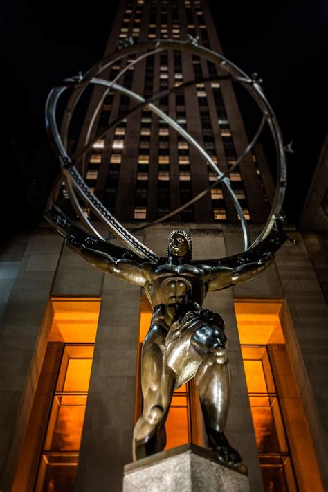 Atlas Statue. Rockefeller Center, New York City by Frank Hazebroek | Statue