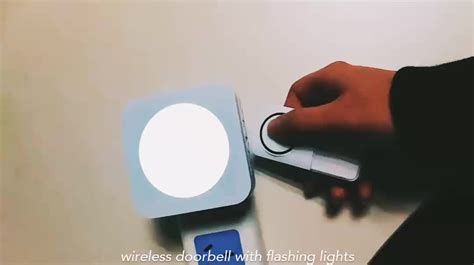 Night Light Doorbell For Deaf Sound Recordable 7 Color Door Bell ...