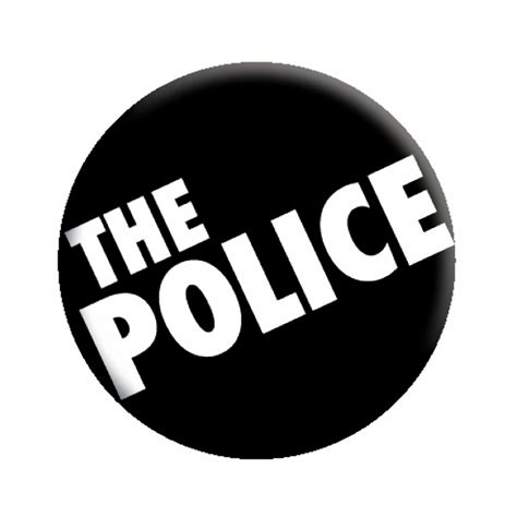 The Police Logo 1.25" Button | Shop the The Police Official Store