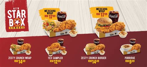 Menu Texas Chicken Malaysia & Promosi Terkini 2022