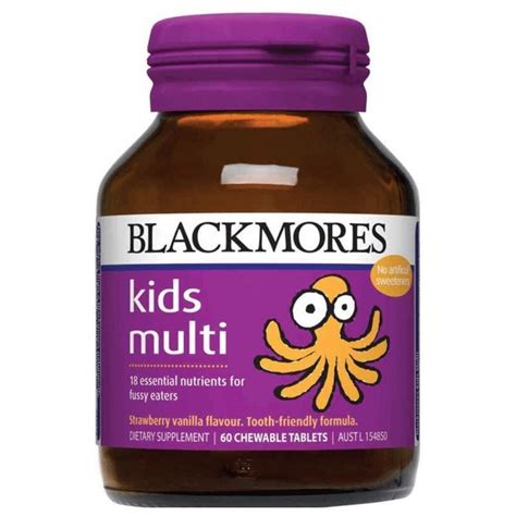 Blackmores Kids Multi With Iodine 60 Chewable | Vitamins for kids ...