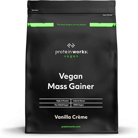 Protein Works - Vegan Mass Gainer , 100% Plant Based , High Calorie Protein Powder , Vegan ...