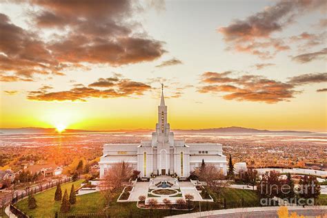 Bountiful Utah Temple Photograph by Bret Barton - Fine Art America