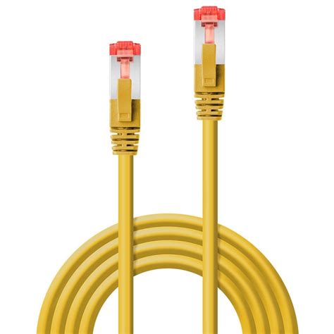 2m Cat.6 S/FTP Network Cable, Yellow - from LINDY UK