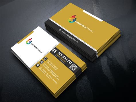 Free Photoshop Modern and Professional Business Card Design – GraphicsFamily