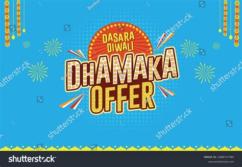 Dasara Diwali Dhamaka Offer Logo Unit Stock Vector (Royalty Free ...