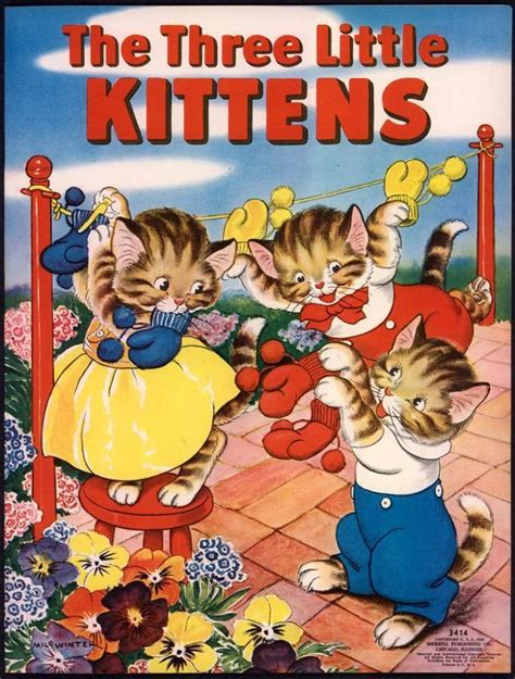 "The Three Little Kittens" Merrill 1939. Illus. Milo Winter | eBay | Little kittens, Kittens ...