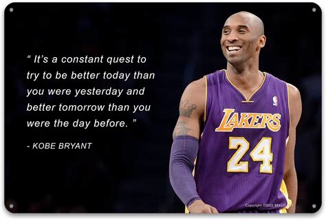 Buy Kobe Bryant Quotes-try to be better today-Motivational Basketball ...