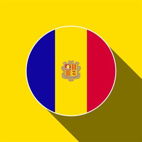 Country Andorra. Andorra flag. Vector illustration. 9392418 Vector Art ...