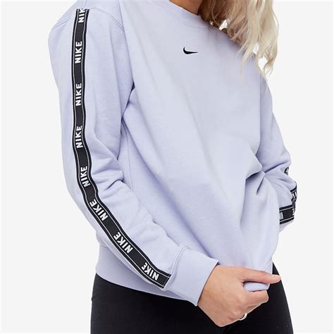 Nike Womens Sportswear Crew Logo Tape - Purple Dawn - Womens Clothing