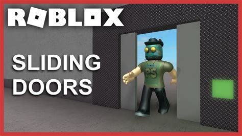 [ROBLOX Tutorial] - Sliding Doors - YouTube