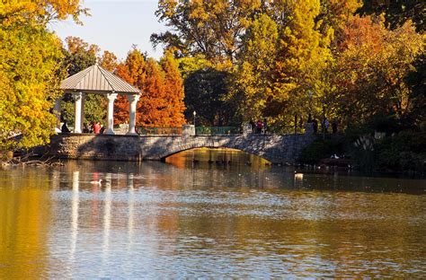 Piedmont Park Lake In Fall by Jamie Anderson